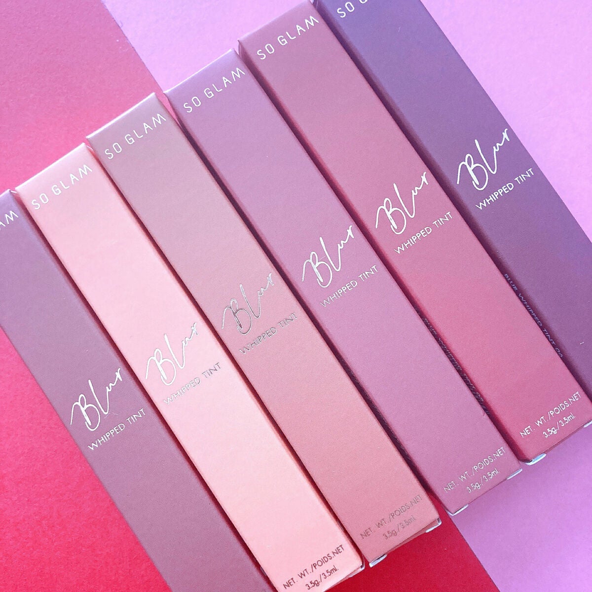 ブラーホイップド リップティント /SO GLAM/リップティントを使ったクチコミ(2枚目)