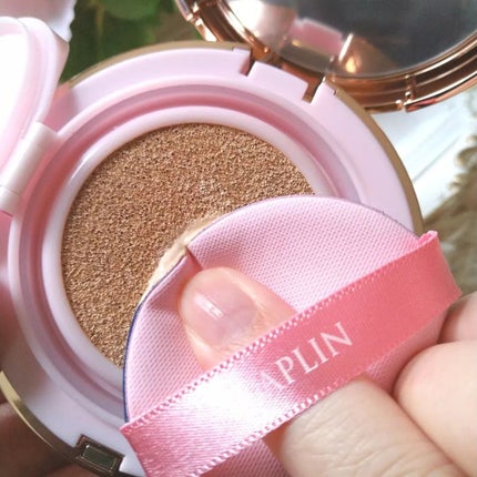 ピンクティーツリーカバーアップグロウクッション/APLIN/クッションファンデーションを使ったクチコミ(4枚目)