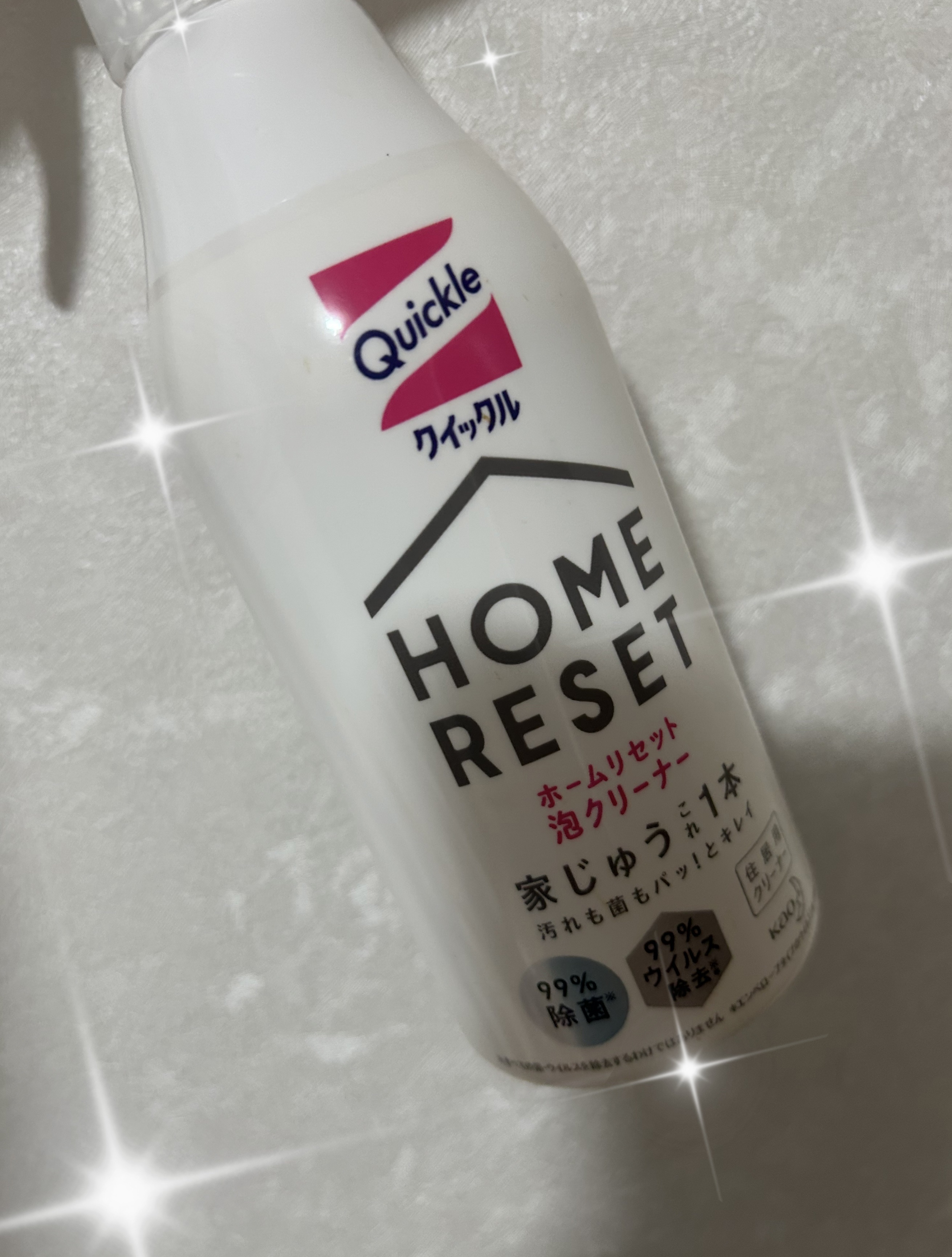 クイックルホームリセット 泡クリーナー/クイックル/その他を使ったクチコミ（1枚目）