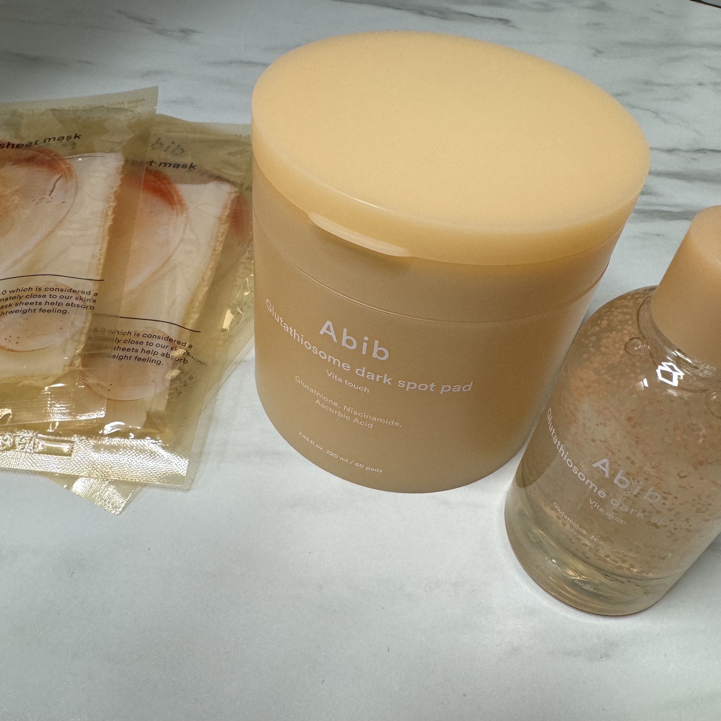 グルタチオンソームダークスポットパッドビタタッチ/Abib /トナーパッドを使ったクチコミ（2枚目）