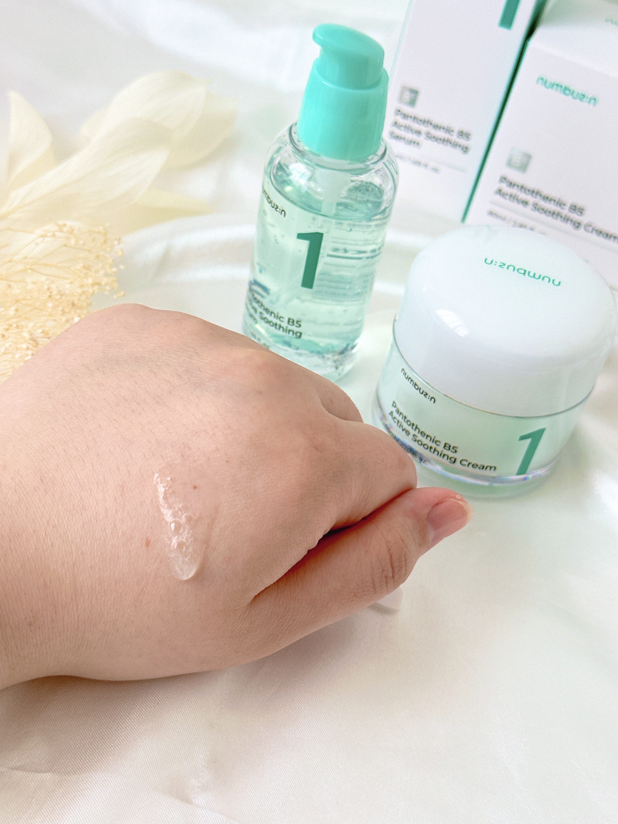 1番 塗るパントテン酸スージングクリーム/numbuzin/フェイスクリームを使ったクチコミ（2枚目）