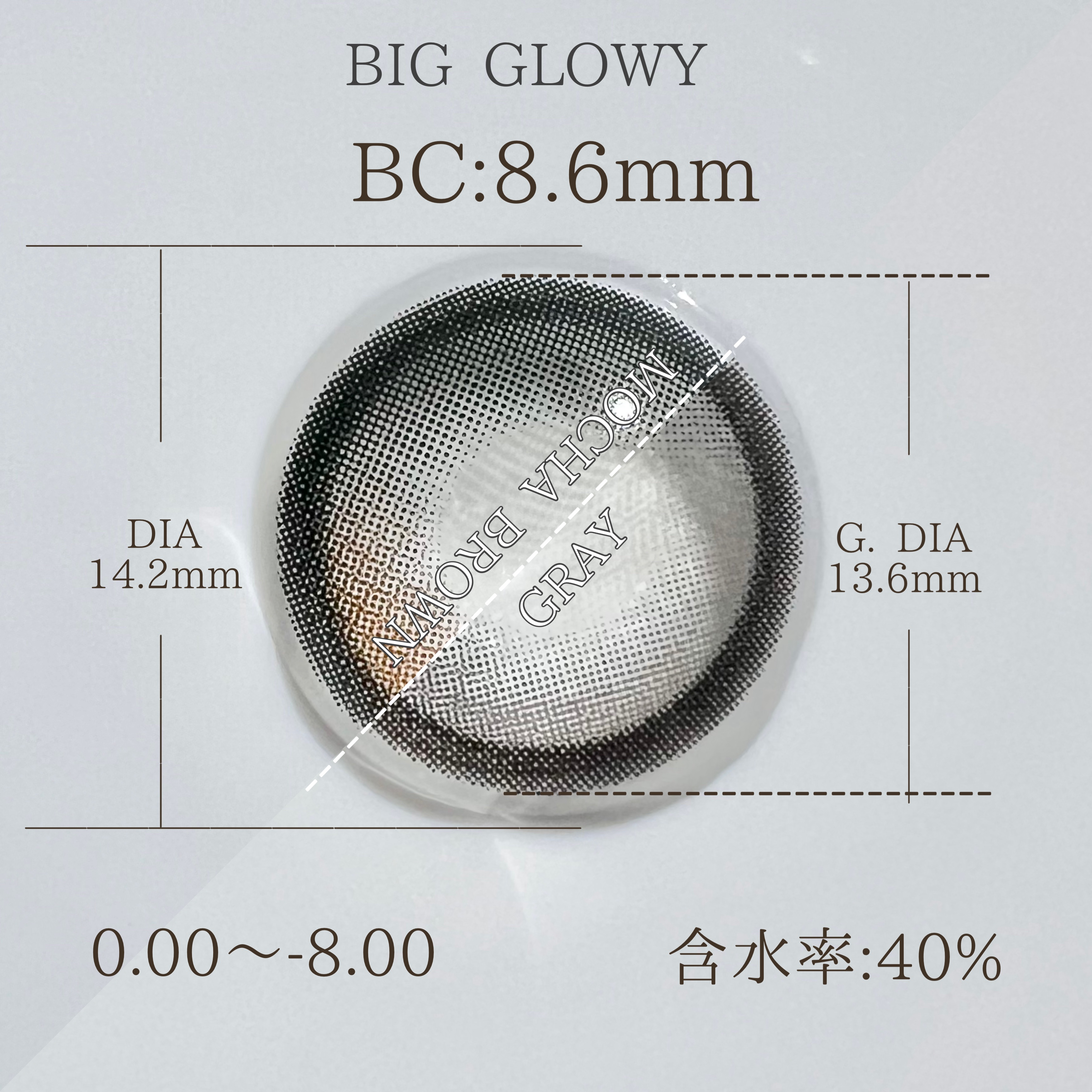 Eyelighter Glowy 1Month/OLENS/カラーコンタクトレンズを使ったクチコミ（2枚目）