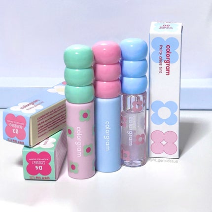 タンフルグラスティント 03.SODA COOL PEACH/Colorgram/リップティントを使ったクチコミ(1枚目)