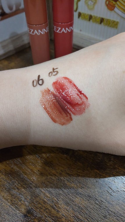 ウォータリーティントリップ/CEZANNE/リップティントを使ったクチコミ(2枚目)
