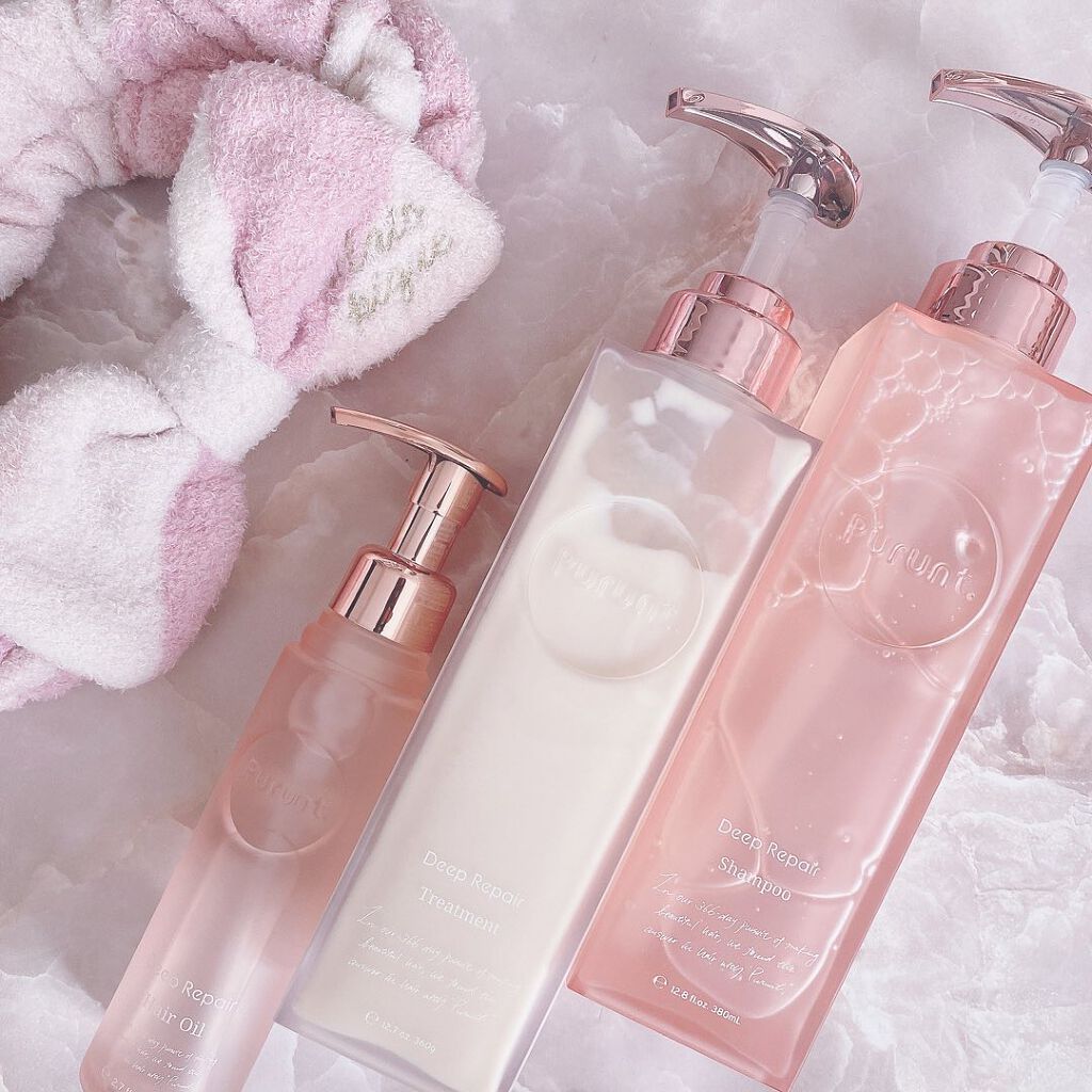 プルント ディープリペア美容液シャンプー／トリートメント/Purunt./市販シャンプーを使ったクチコミ（1枚目）