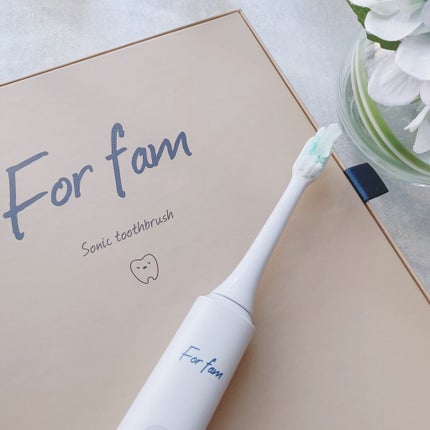 ソニック トゥースブラシ/For fam/電動歯ブラシを使ったクチコミ(5枚目)