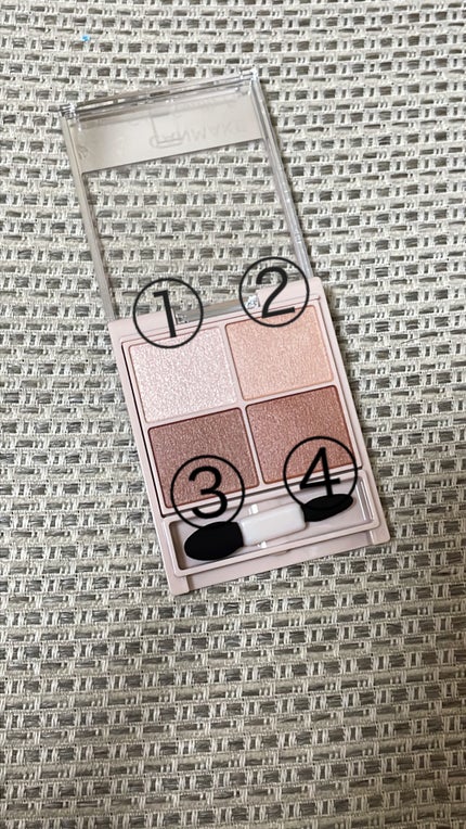 シルキースフレアイズ(マットタイプ)/キャンメイク/アイシャドウパレットを使ったクチコミ(2枚目)