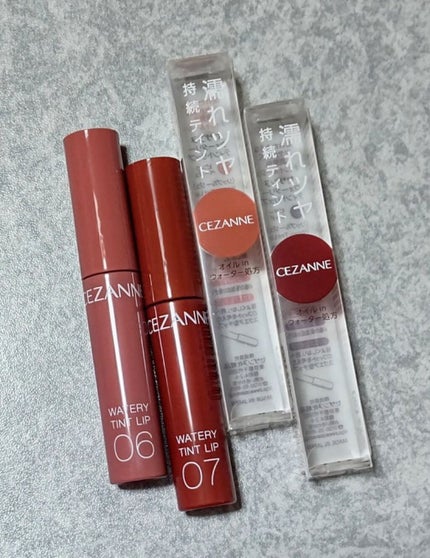 ウォータリーティントリップ/CEZANNE/リップティントを使ったクチコミ(1枚目)