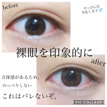 ViVi Ring 1Month チョコ/OLENS/カラーコンタクトレンズを使ったクチコミ（1枚目）