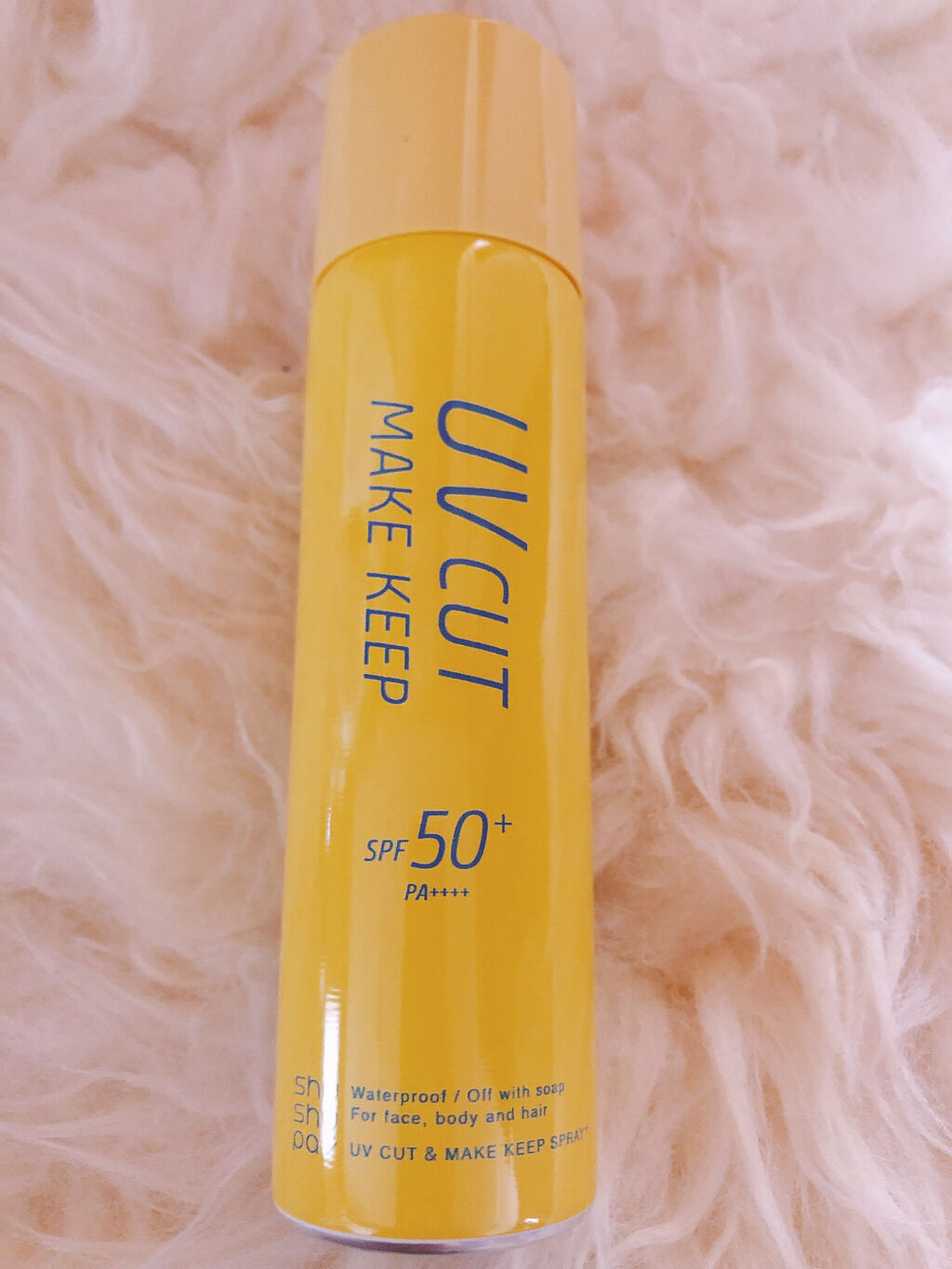 UVカット＆メイクキープスプレー+ /shushupa!/日焼け止めミスト・スプレーを使ったクチコミ（2枚目）