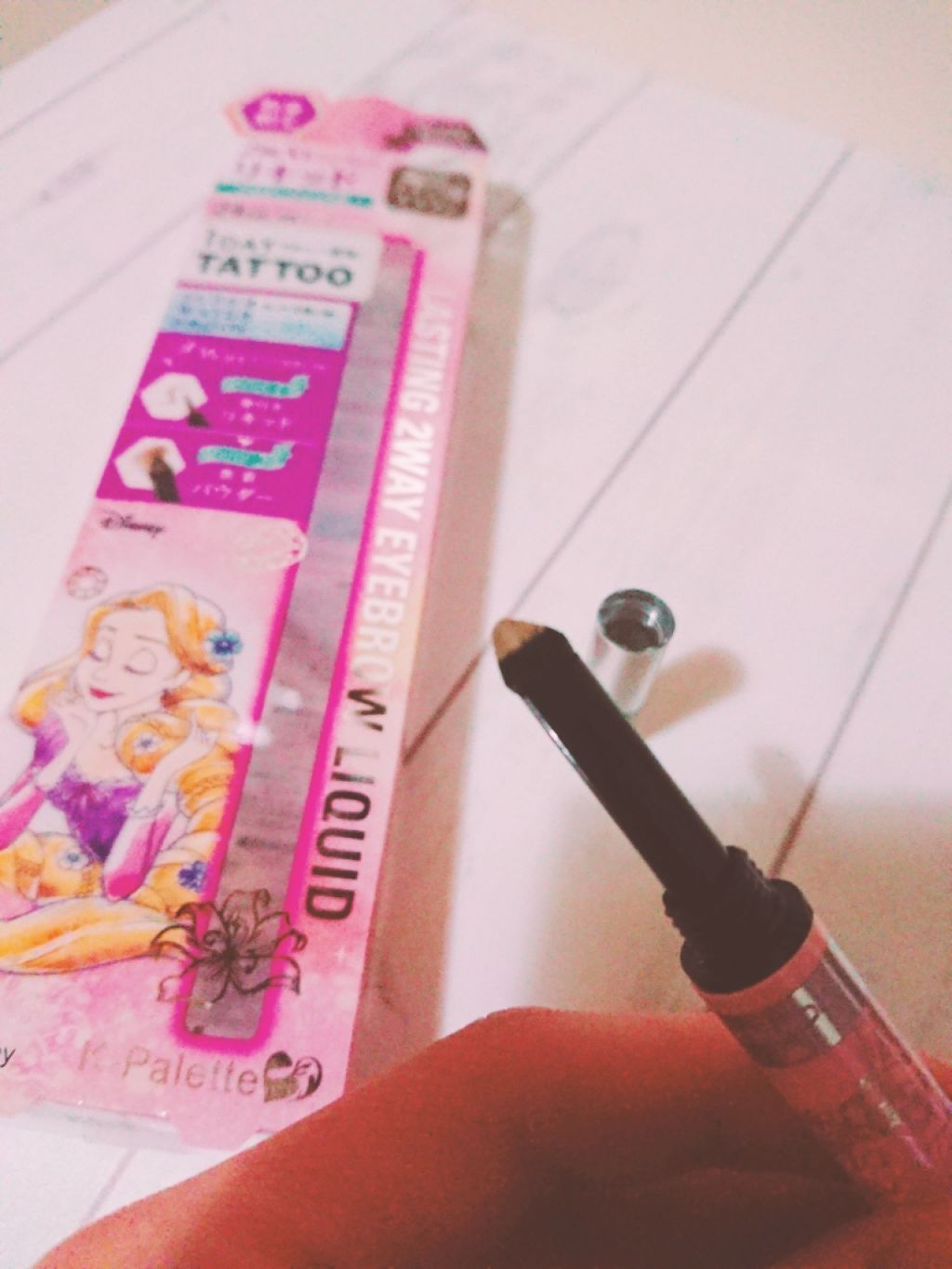 ラスティングツーウェイアイブロウ リキッド(旧)/K-パレット/リキッドアイブロウを使ったクチコミ(3枚目)