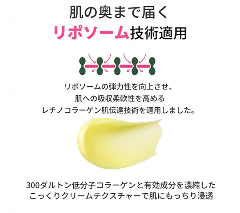 レチノコラーゲン低分子300集中クリーム/CKD/フェイスクリームを使ったクチコミ（3枚目）