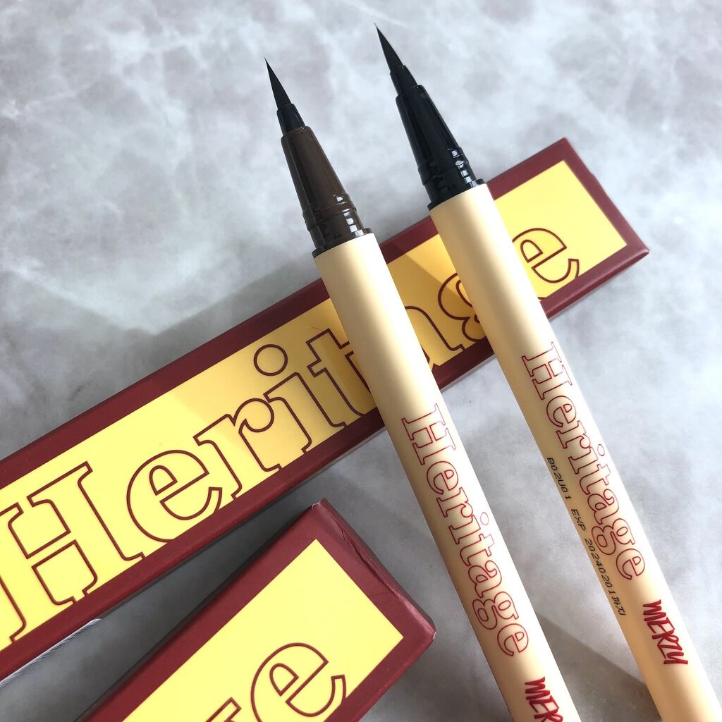 THE HERITAGE PEN EYELINER/MERZY/リキッドアイライナーを使ったクチコミ(1枚目)