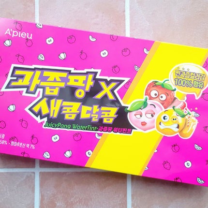 アピュー ジューシーパン ウォーターティント/A’pieu/リップティントを使ったクチコミ(8枚目)