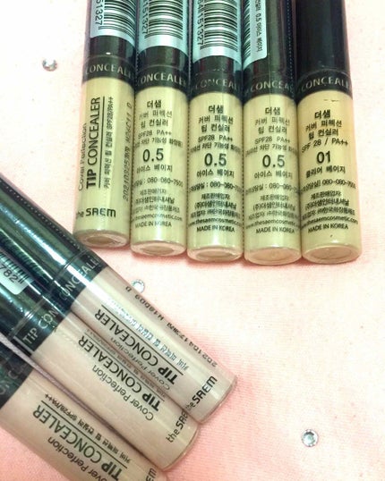 カバーパーフェクション チップコンシーラー/the SAEM/リキッドコンシーラーを使ったクチコミ(1枚目)