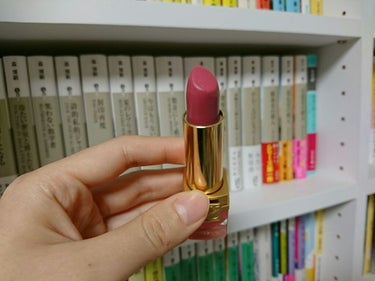 ピュア カラー クリスタル シアー リップスティック 29 デミュア ローズ シマー/ESTEE LAUDER/口紅を使ったクチコミ（2枚目）