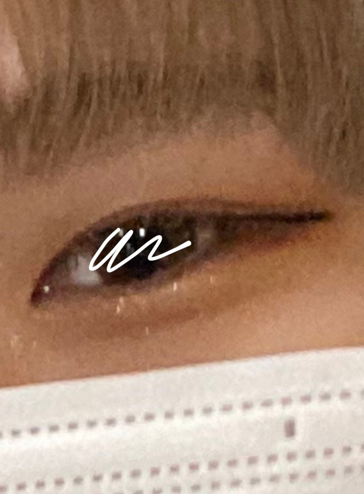 ラスティングリキッドライナー/キャンメイク/リキッドアイライナーを使ったクチコミ(1枚目)