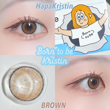 born to be kristin/Hapa kristin/カラーコンタクトレンズを使ったクチコミ（1枚目）