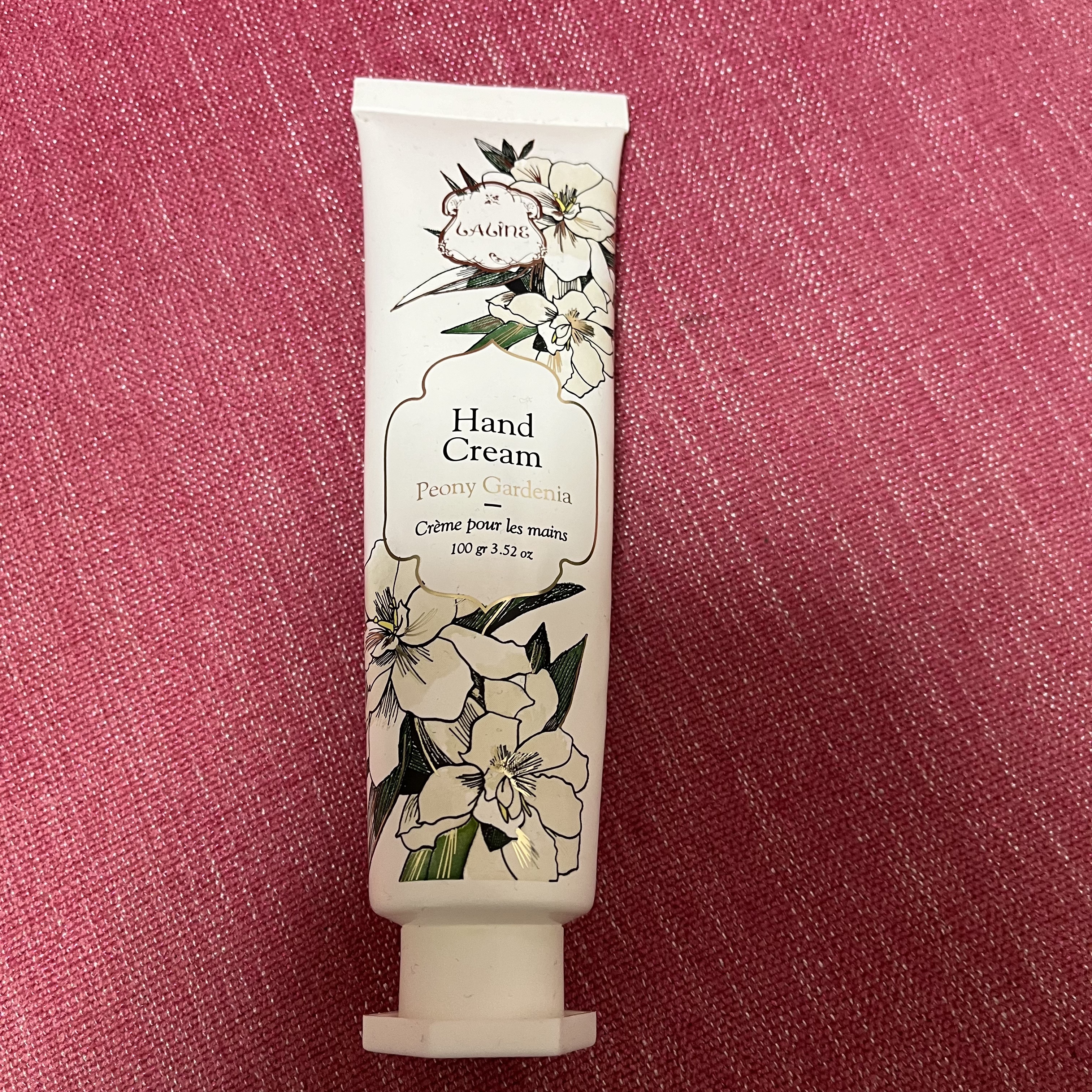 ピオニーガーデニア ハンドクリーム/Laline/ハンドクリームを使ったクチコミ（1枚目）