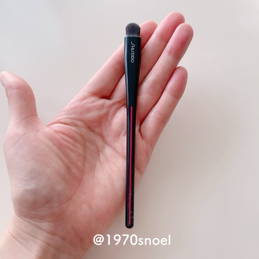 Noel@フォロバのクチコミ「資生堂のプレキャンで当選して頂いたアイシャドウブラシ🩷

筆は熊野筆とかアディクションとか気に.....」（3枚目）