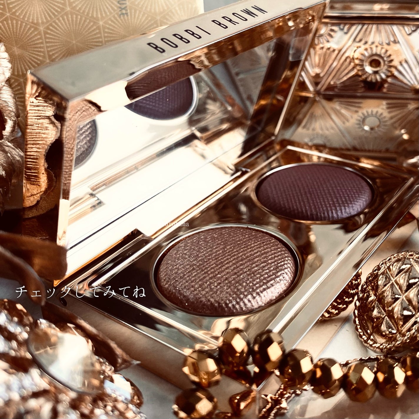 リュクス アイシャドウ デュオ/BOBBI BROWN/アイシャドウパレットを使ったクチコミ(9枚目)