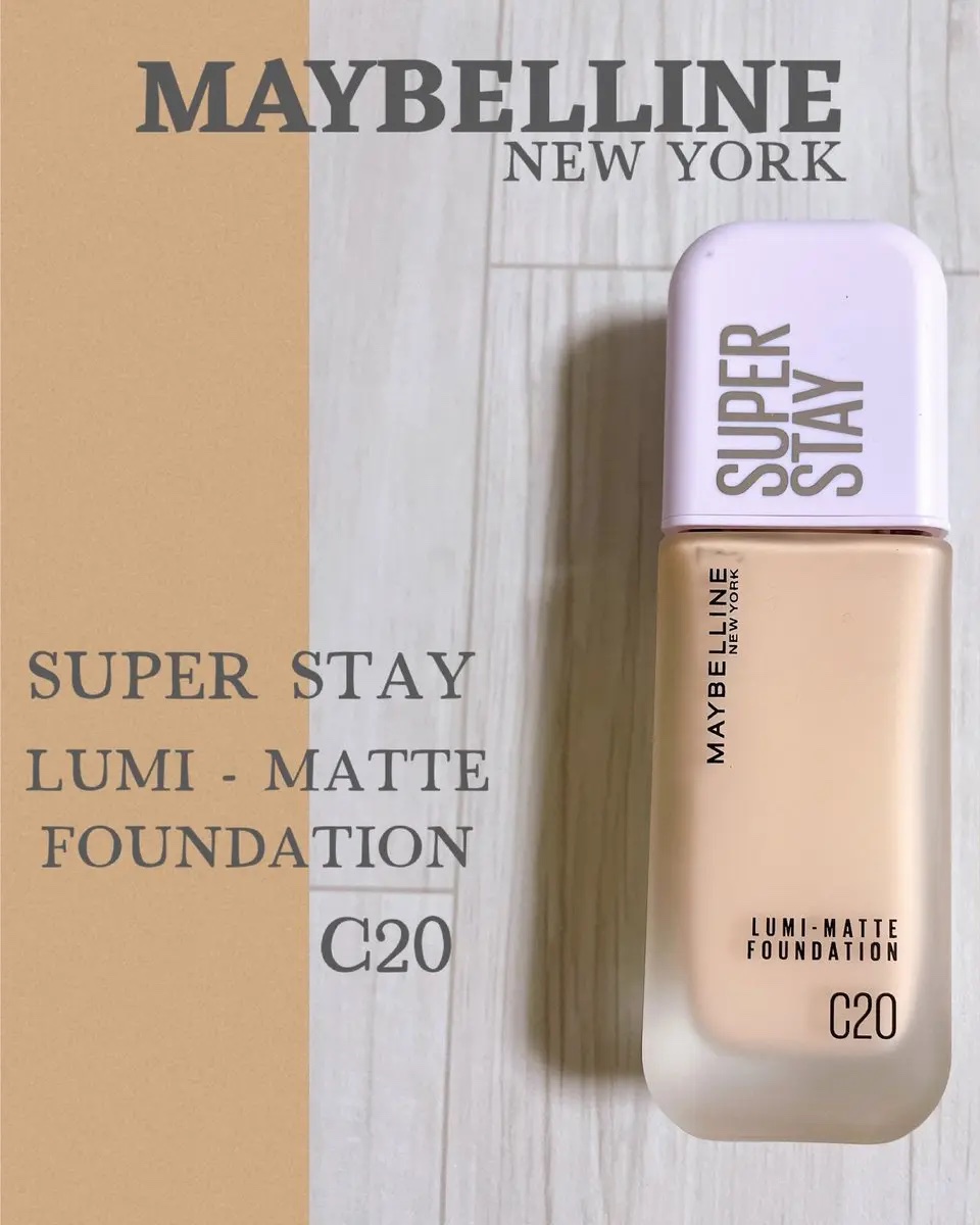 SPステイ ルミマット リキッド ファンデーション/MAYBELLINE NEW YORK/リキッドファンデーションを使ったクチコミ（1枚目）