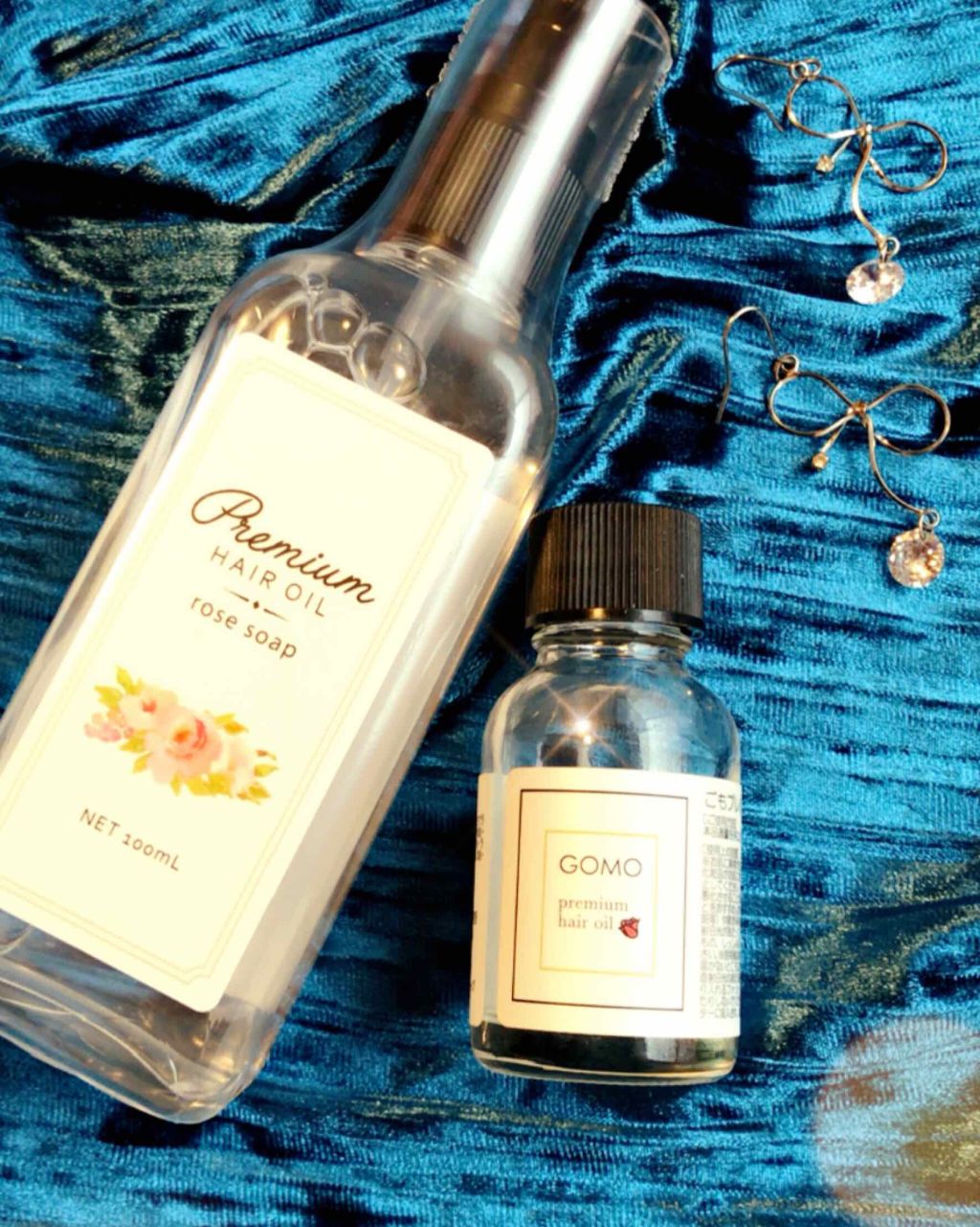 ごもプレミアムヘアオイル ローズソープの香り/GOMO/ヘアオイルを使ったクチコミ(1枚目)