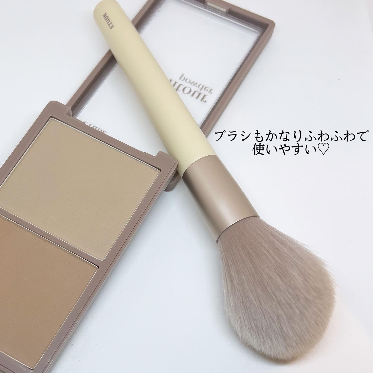 コントゥアパウダー クリエイター/ETUDE/シェーディングを使ったクチコミ（3枚目）