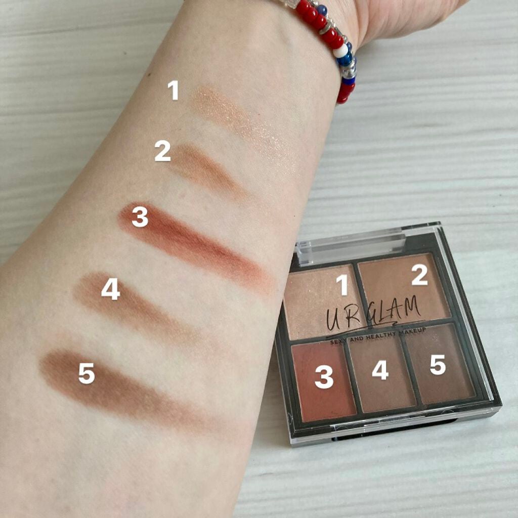 マルチアイパレット/U R GLAM/アイシャドウパレットを使ったクチコミ(2枚目)