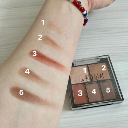 マルチアイパレット/U R GLAM/アイシャドウパレットを使ったクチコミ(2枚目)