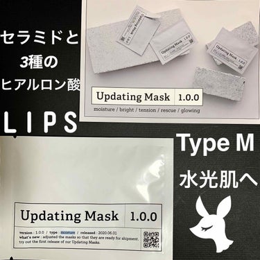 Updating Mask 1.0.0 Type M（保湿）／moisture 1セット5枚入り/meol/シートマスク・パックを使ったクチコミ（1枚目）