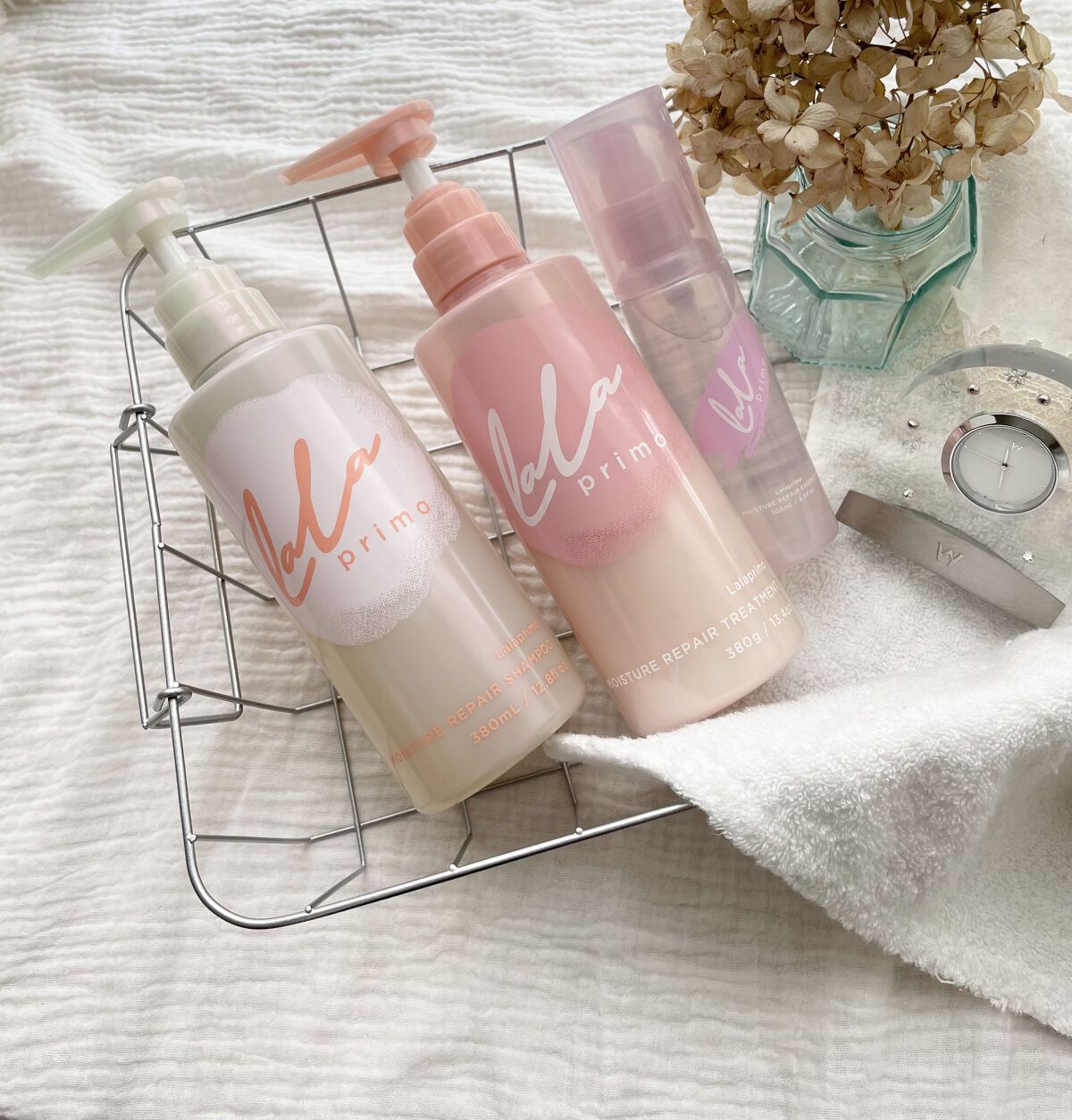 ララプリモ モイスチャーリペア シャンプー／トリートメント/ララプリモ /市販シャンプーを使ったクチコミ（1枚目）