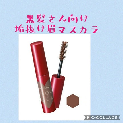 ニュアンスアイブローマスカラ/インテグレート/眉マスカラを使ったクチコミ(1枚目)