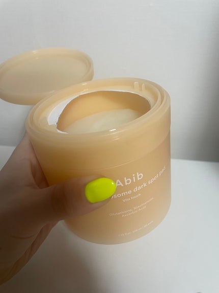 グルタチオンソームダークスポットパッドビタタッチ/Abib /トナーパッドを使ったクチコミ(2枚目)