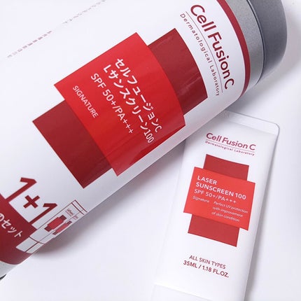 レーザーサンスクリーン 100/Cell Fusion C(セルフュージョンシー)/日焼け止めクリームを使ったクチコミ(2枚目)