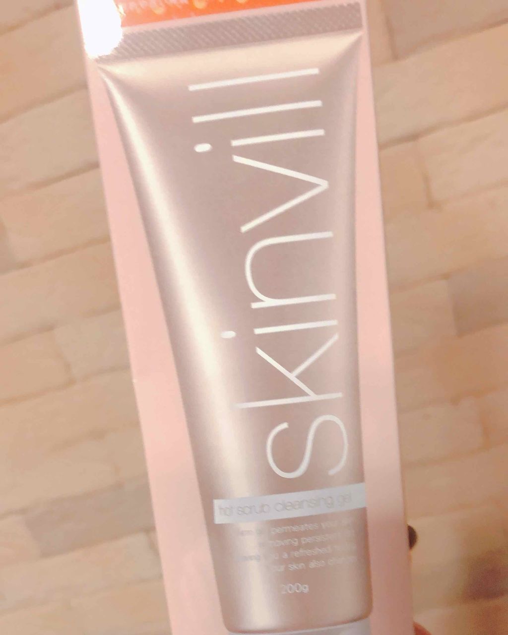 ホットスクラブクレンジングジェル/skinvill/クレンジングジェルを使ったクチコミ（1枚目）
