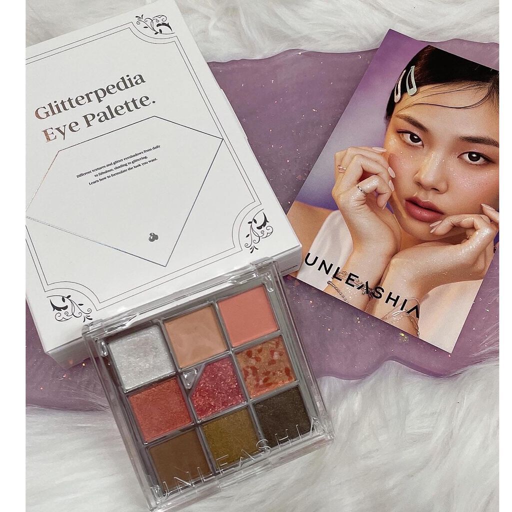 グリッターペディアアイパレット/unleashia/アイシャドウパレットを使ったクチコミ(6枚目)
