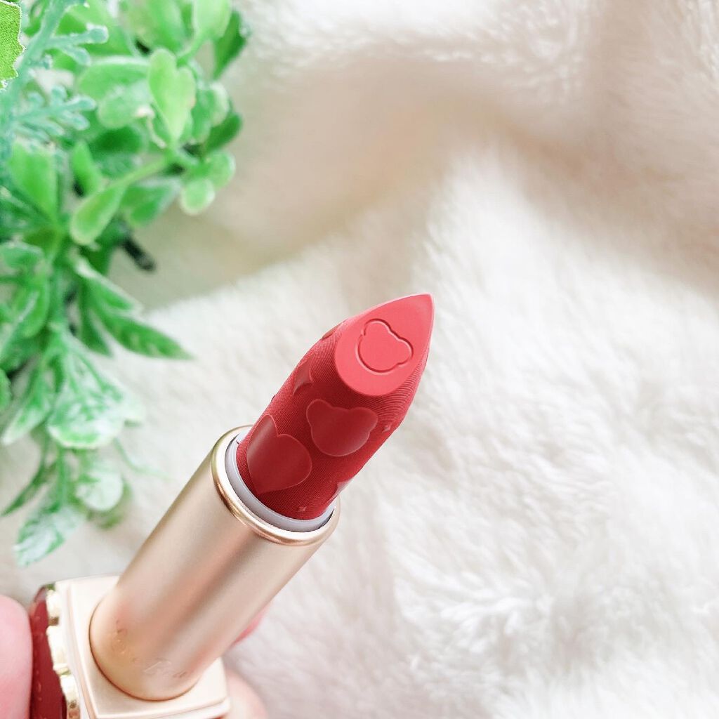 Love Bear マットリップスティック キャンディーベア/FlowerKnows/口紅を使ったクチコミ（3枚目）