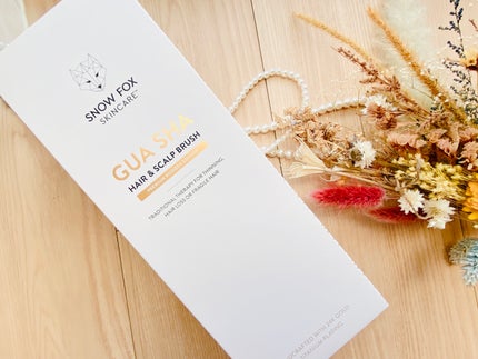 プレミアム FOXカッサ ウッド ヘアブラシ/SNOW FOX SKINCARE/メイクブラシを使ったクチコミ(2枚目)