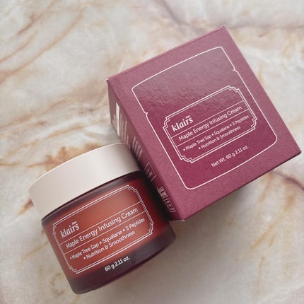 メープルエナジーインフュージングクリーム/Klairs/フェイスクリームを使ったクチコミ(5枚目)