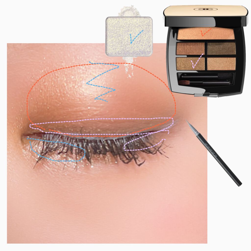 レ ベージュ パレット ルガール/CHANEL/アイシャドウパレットを使ったクチコミ（3枚目）