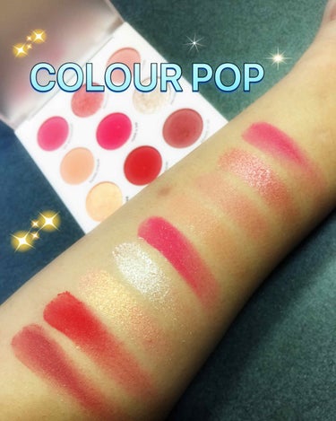 COLOUR POPの
strawberry shakeです♡

色味もとっても可愛くて
発色もすごくいい！！
重ね塗り無しでこの発色です。

ピンクメイクは似合わなくてめったに
出来ないけど…
でもや