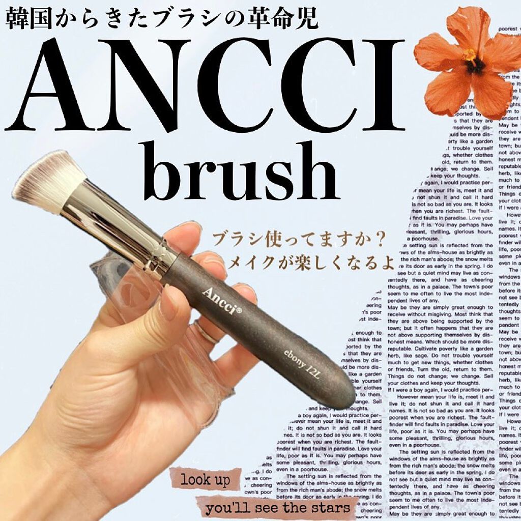 Ebony 03/Ancci brush/メイクブラシを使ったクチコミ(1枚目)