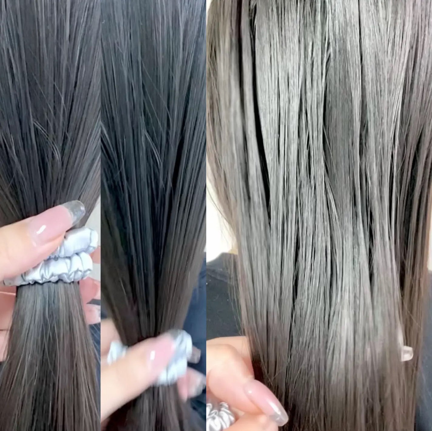 シルクヘアゴム/SEAWIND/ヘアアクセサリーを使ったクチコミ(6枚目)