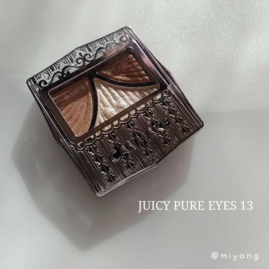 ジューシーピュアアイズ/キャンメイク/アイシャドウパレットを使ったクチコミ(7枚目)