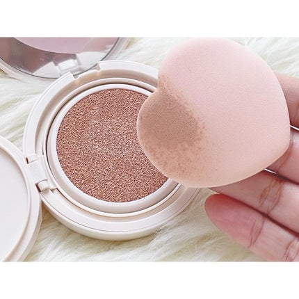 ハートシカクッション/klarcebo/クッションファンデーションを使ったクチコミ(6枚目)