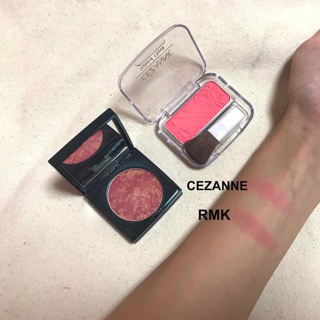 ナチュラル チークN/CEZANNE/パウダーチークを使ったクチコミ(3枚目)