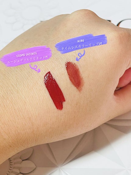 タイムレスカラーリップ/オーブ/口紅を使ったクチコミ(2枚目)