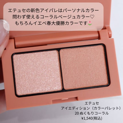 エテュセ アイエディション(カラーパレット)/ettusais/アイシャドウパレットを使ったクチコミ(2枚目)