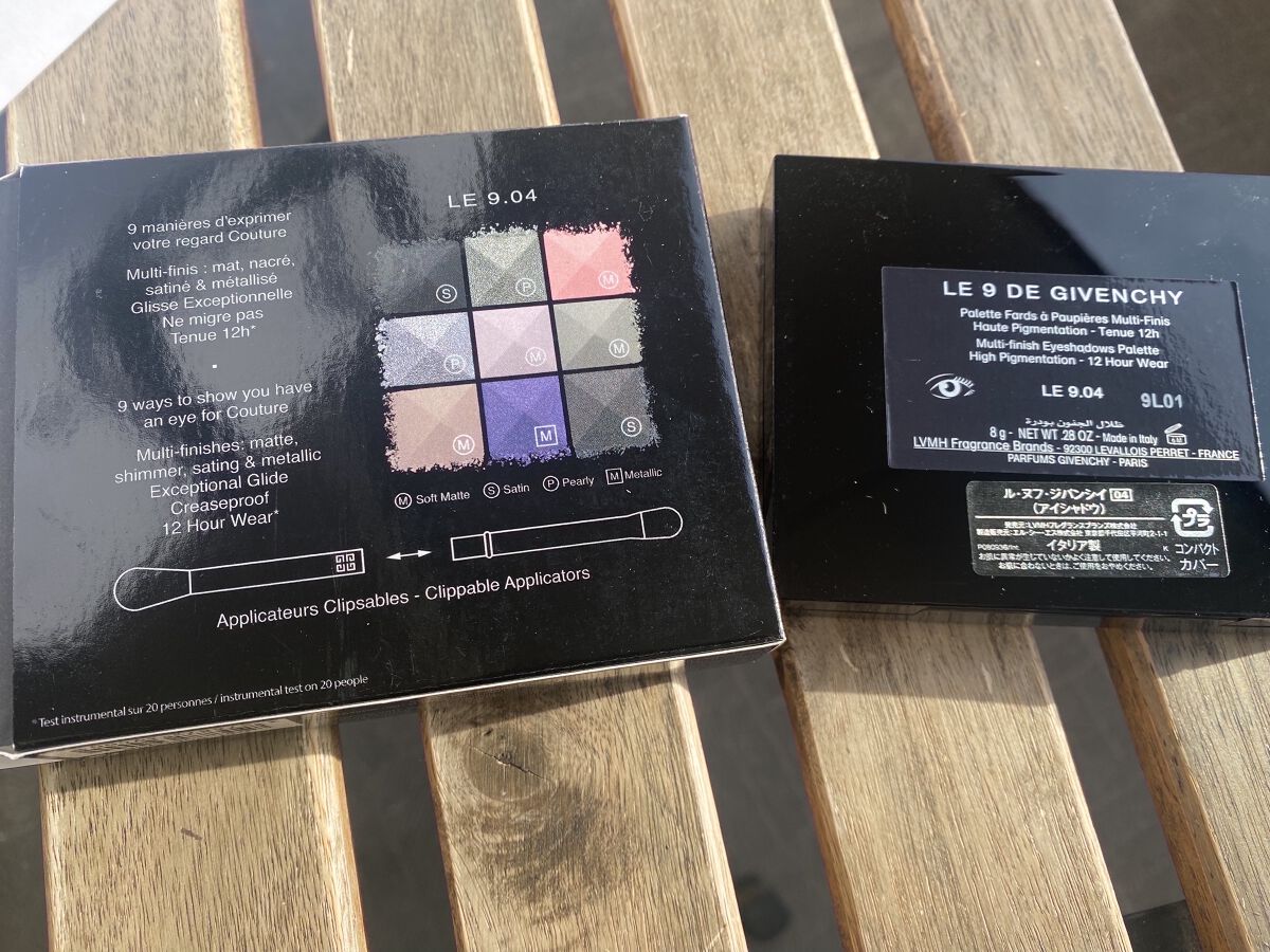 ル・ヌフ・ジバンシイ/GIVENCHY/アイシャドウパレットを使ったクチコミ（3枚目）
